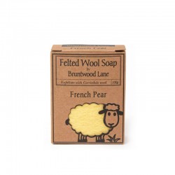 【买四送一（此为单盒链接）】新西兰Bruntwood Lane French Pear羊毛毡羊毛皂100g  法国梨